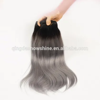 hot fashion peruvian hair sew in human hair beauty ombre hair extension
