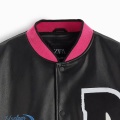 Men's Baseball Varsity Jacket Black