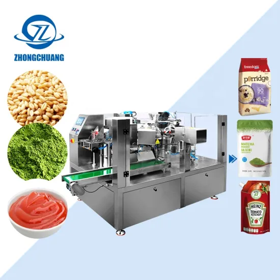 Wheat Flour and Spices Automatic Packing Machine: Envasadora Doypack for Curry and Chilli Powder