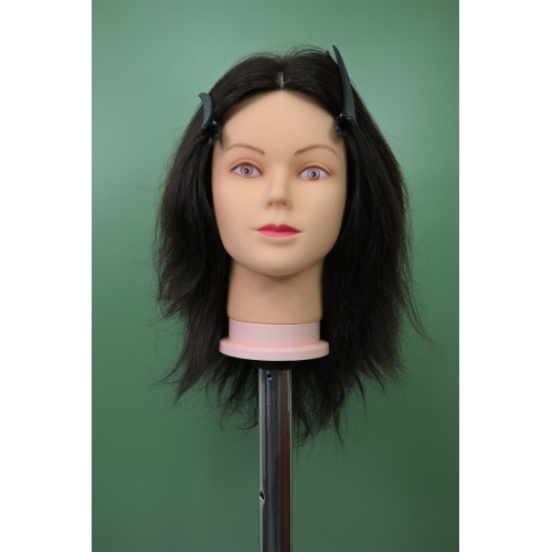 натуральные черные волосы женская голова манекена