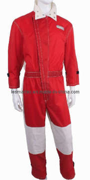 Men's Nylon Coverall Combined With White T/C Twill