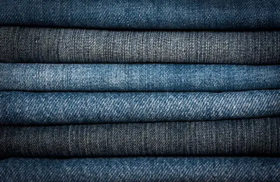 Knitting And Sewing Washed 8oz Denim Fabric