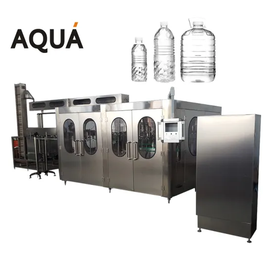 4000BPH A to Z Water Line: Complete 3 IN 1 Alkaline Mineral Water Bottling Line from China