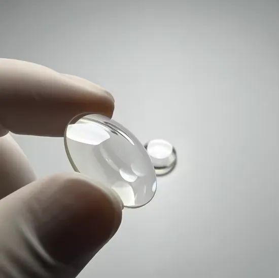 Custom Optical Plano-Convex Lenses 20mm/30mm/40mm Glass Fused Silica BK7 K9 for Optical Devices
