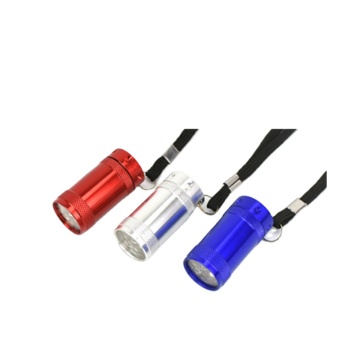 Torcia mini torcia a LED bianca bianca super luminosa con 6 luci