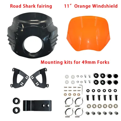 Motorcycle Windshield Fairing for Harley Sportster 2011-2023