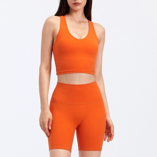 yoga kıyafeti naylon spandex kadın spor sutyeni setleri