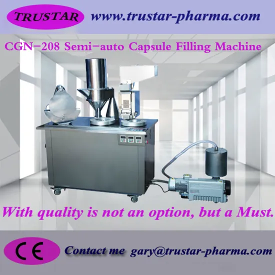 Semi-automatic capsule filling machine