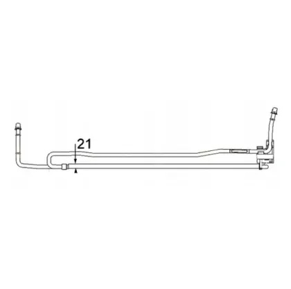 7E0422885B Volkswagen Transporter V Power Steering Oil Cooler