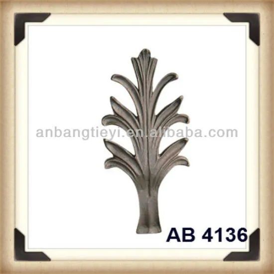 Casting Steel Ornaments,leaves,