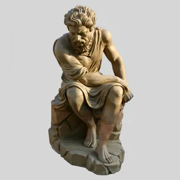 Outdoor Patio Antique Marble Figure