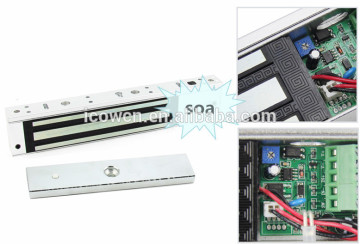 280KG 600lbs LED Hidden access control system single door magnetic door lock time delay EM lock