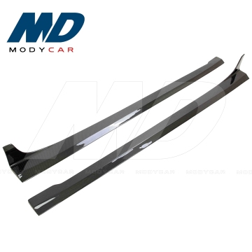 Joupes latérales de fibre de carbone de style MODECAR compatibles avec 2012-2013 Mercedes Benz CLS-Classe W218 CLS250 CLS300 CLS350 AMG CLS63