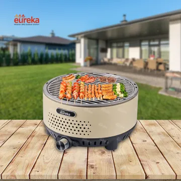Kebab Tabletop Round Mini Bbq Grill Gas Korean Table Outdoor Barbecue Grill