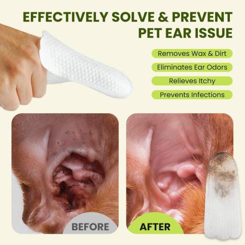 Na-customize na di-alkohol na alagang hayop sa paglilinis ng tainga