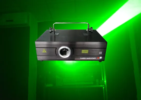 Super Brightness 300mw Green Ilda Laser Show Light / Green Laser Projector
