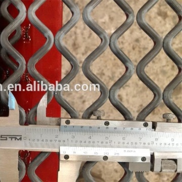 Crimped Wire Poly Ripple Screen - Quarry Folding Mesh as Machine Accessory