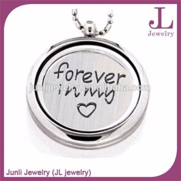 Hot Sale Titanium Stylish Floating Locket With Clear Glass