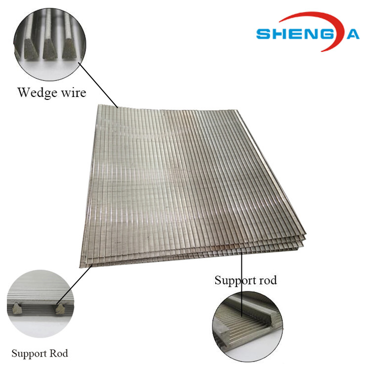 stainless steel wedge wire Rectangle Sieve Plate1