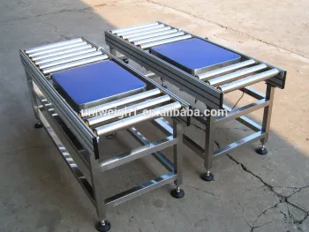 statistic big weight carton bag food meat in line check weigher scale