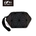 Geometric scallop shape noctilucent fashion hand bag