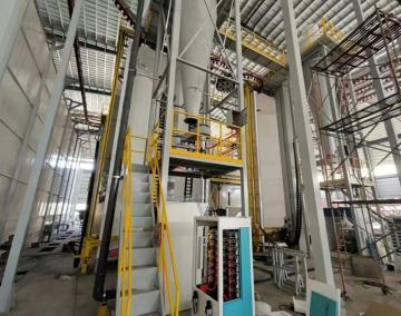 automated powder coating line