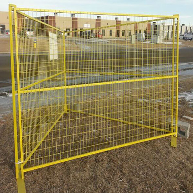 Hot galvanized portable Temporary fence