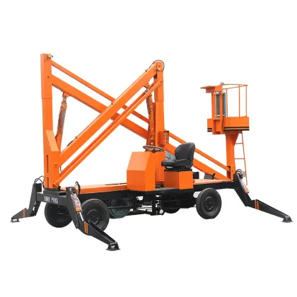 CE Approved Electric Power Hydraulic Drivable Boom Lift