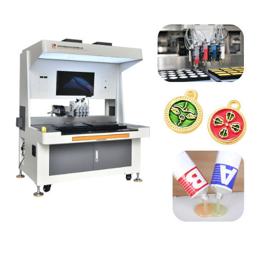 Mesin Dispensing Lem Magnet Kulkas Visual Untuk Souvenir