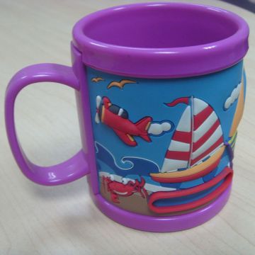 2012 New Style Purple Soft Pvc Material Cup With Nice Picture
