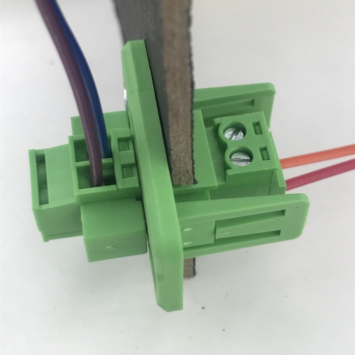 Plug-in 28-16AWG através da parede ou bloco de terminais do painel