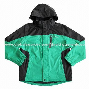 Blazer with Nylon Dobby Ripstop Laminated PU Fabric, Comfortable, Waterproof and Wind-proof