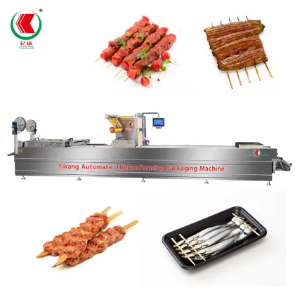 Skewers Thermoforming Vacuum Packaging Machine