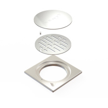 Stainless steel shower floor drain bathroom long floor drain