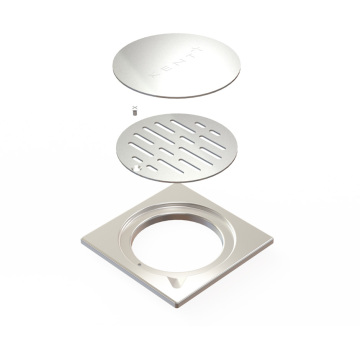 French stainless steel floor shower drain