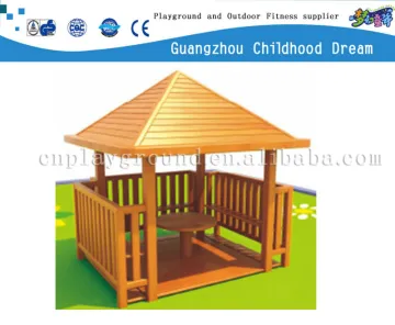 (HD-19101)Wood garden pavilion