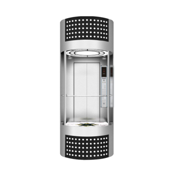 Customized Commercial Glass Cabin Observation Panoramic Sightseeing Elevator