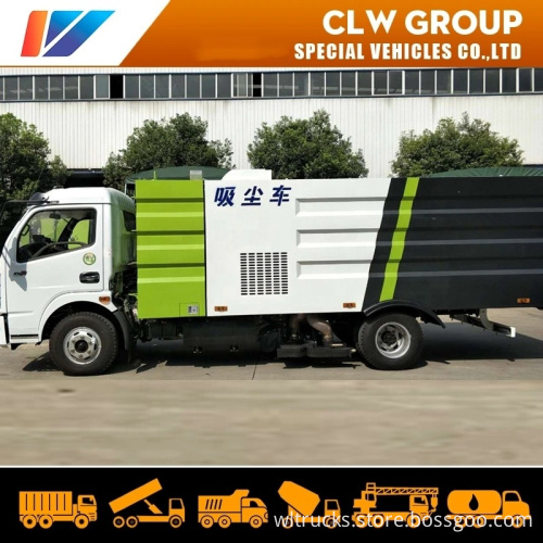 Dongfeng Multi-Function Small Vacuum Sweeping Road Truck 6 Wheels road sweeper street Cleaning Equipment