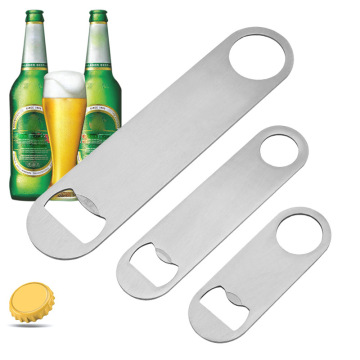 Wholesale Factory: Cheap Stainless Steel Flat Beer Bottle Opener for Bars