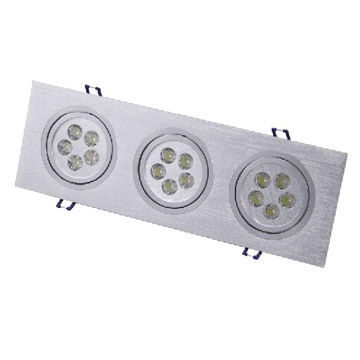3-48W LED grid light with CE/RoHS marks, 90lm/W, high power, white color