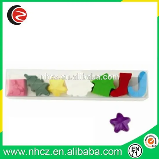 Christmas Shape Wax Crayon set