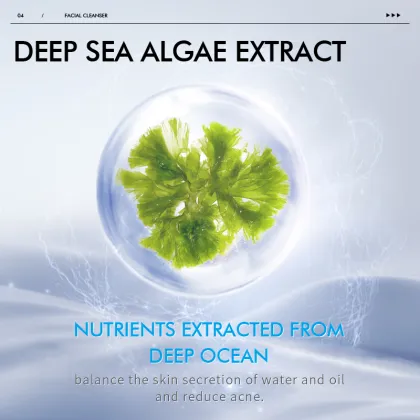 High Quality Organic Deep Cleanser for Men: Natural Face Wash with Acne Treatment and Whitening