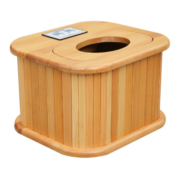 Novo banho de sauna de barril de madeira infravermelha distante