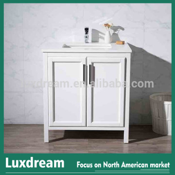 single rectangular wash basin white bath furniture
