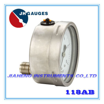 Heavy duty pressure gauge
