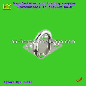 Square eye plate