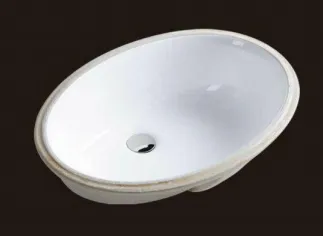 Oval Ceramic Undercounter Bathroom Wash Basin Sink