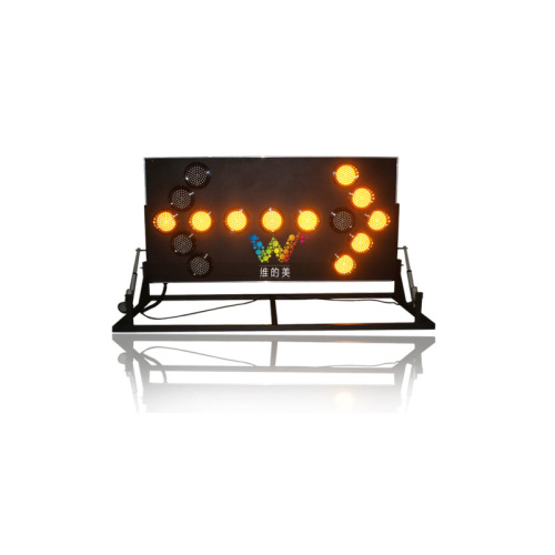 lifting-stand aluminum LED arrow signal traffic sign board