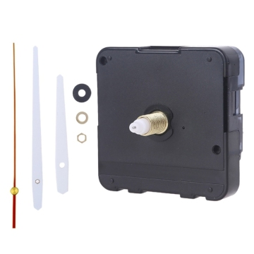 Silent Quartz Wall Movement Clock Machine - 28MM Shaft with Clock Hands