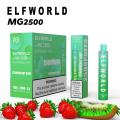 2500 Puffs Elf World Ondosable Vape Pod устройство